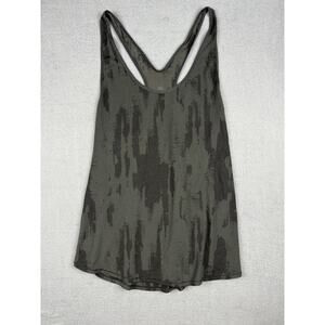 Lululemon Go Om Tank in Ghost Weave Burnout Black Size 12
